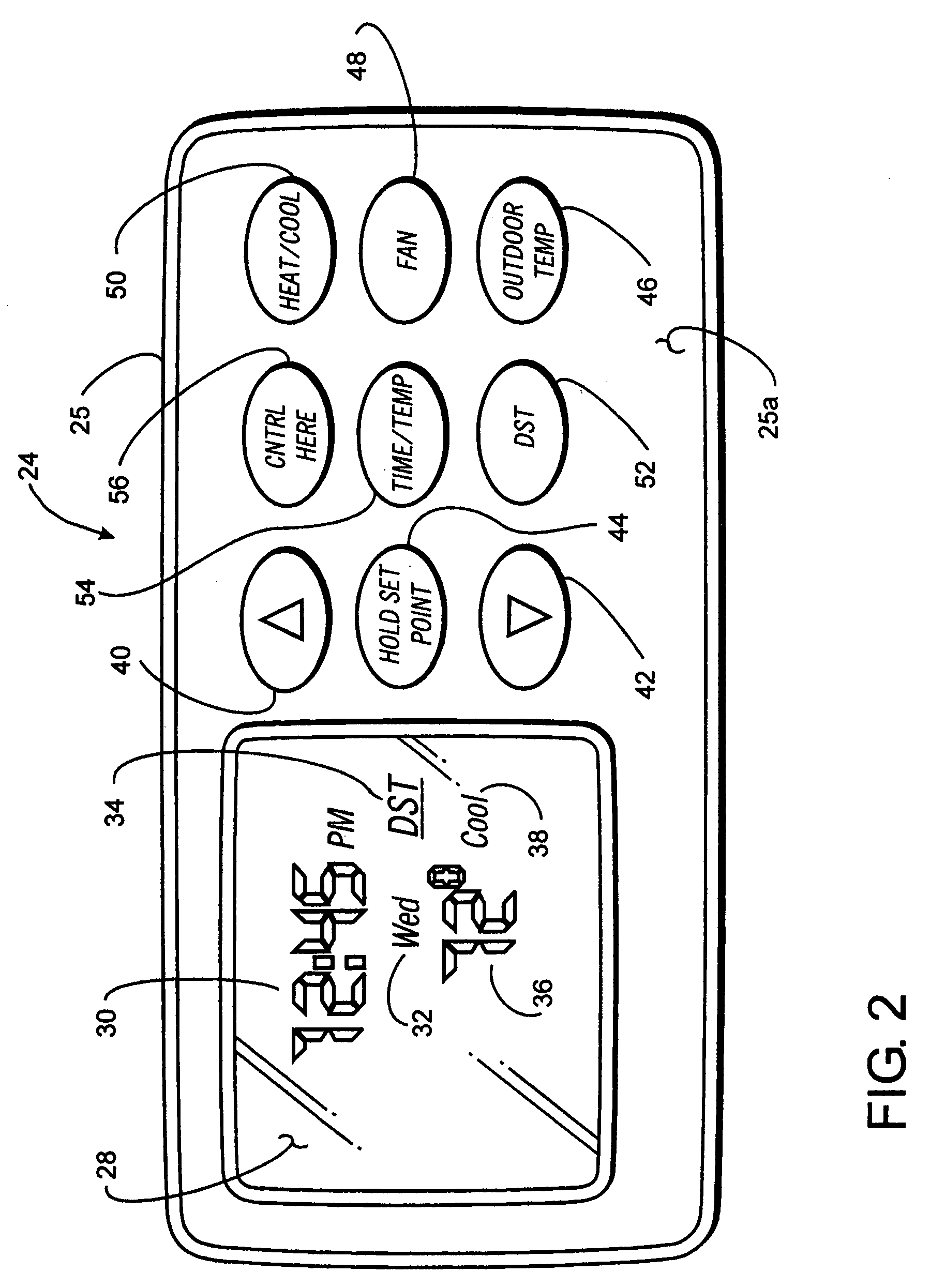 Multiple thermostats for air conditioning system with time setting feature