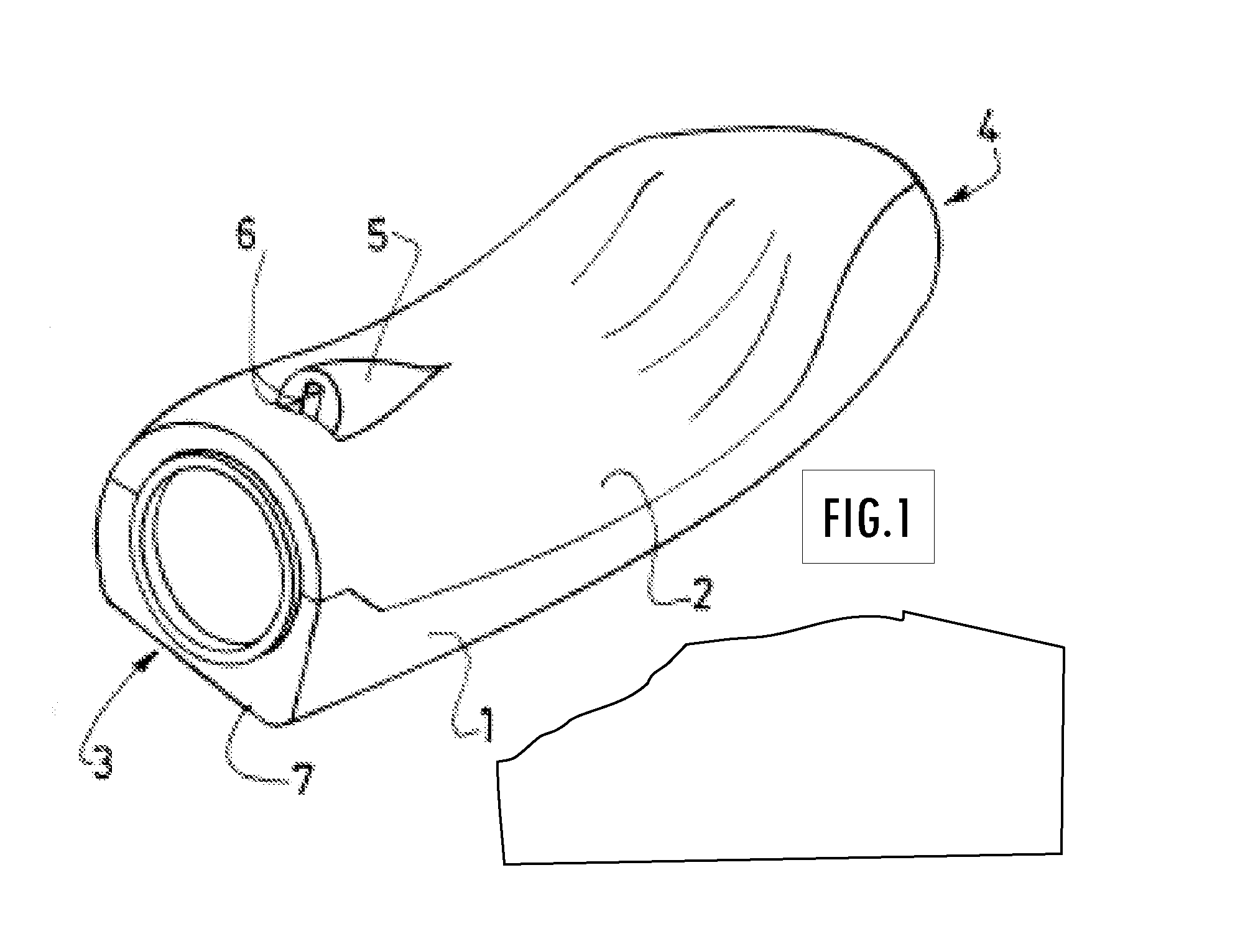 Apparatus for Body Treatment Consisting of a Shell Made of at Least Two Complementary Portions