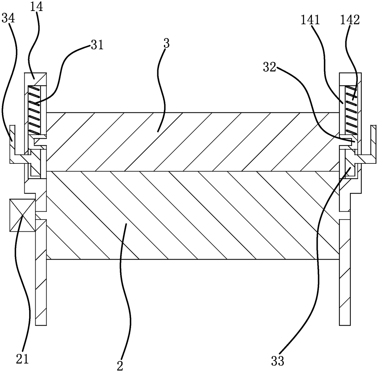 A feeding mechanism of a stamping machine