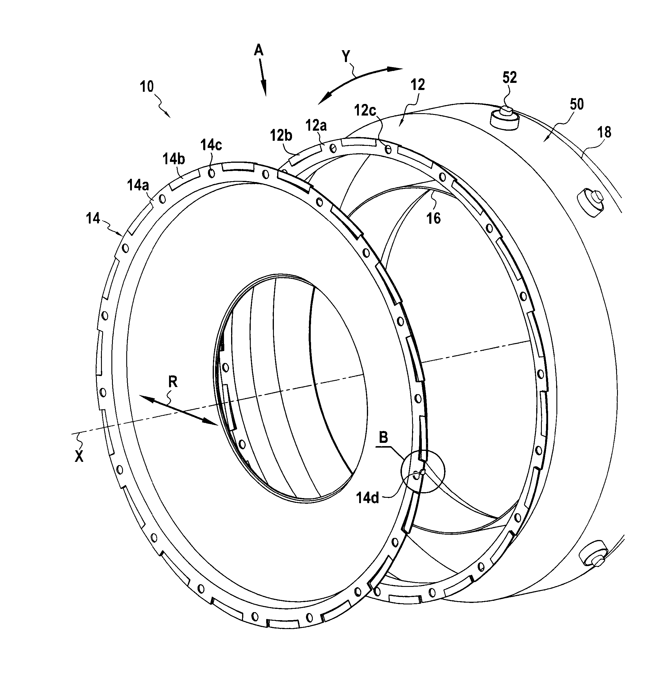 Annular combustion chamber of a turbomachine