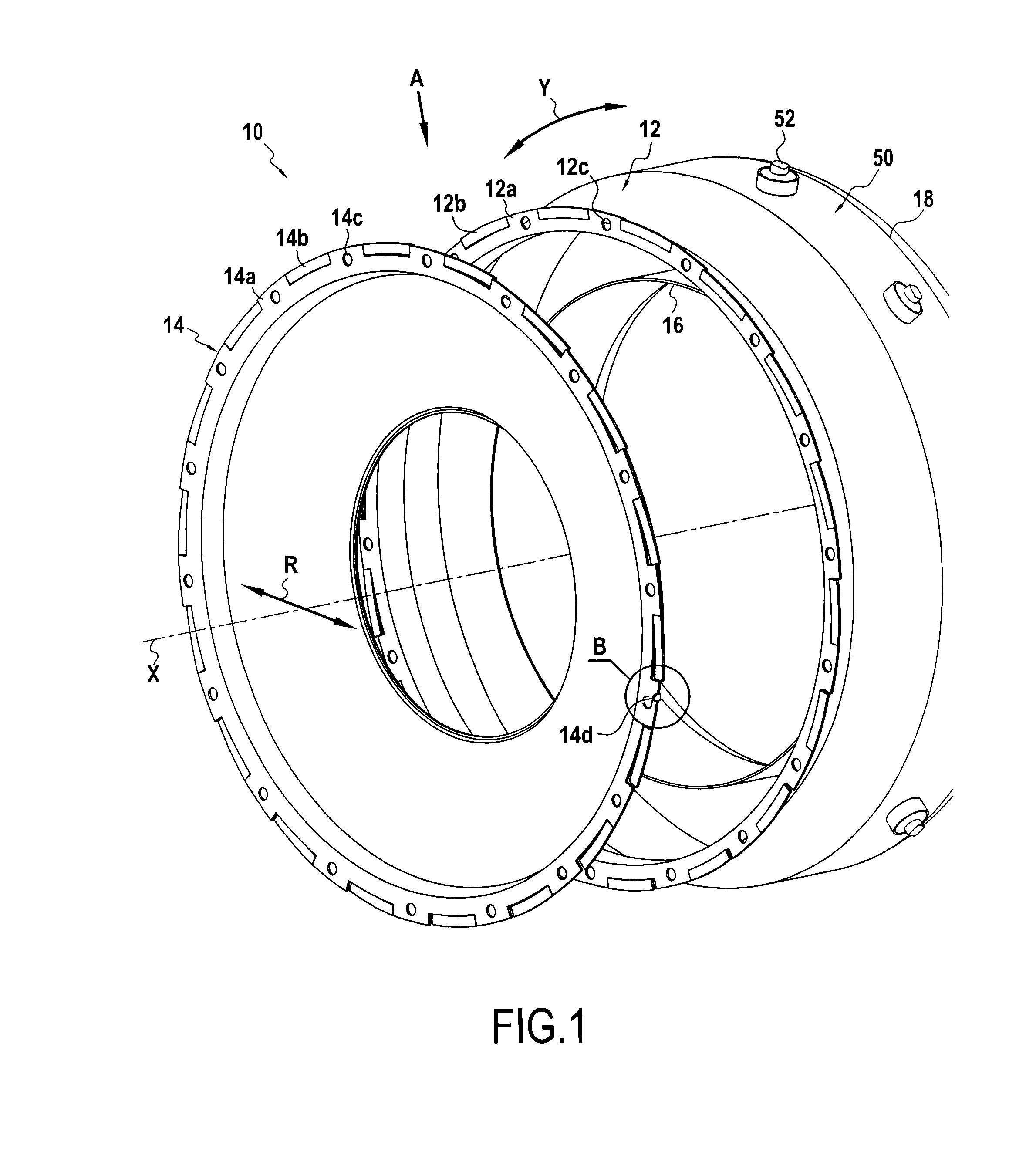 Annular combustion chamber of a turbomachine