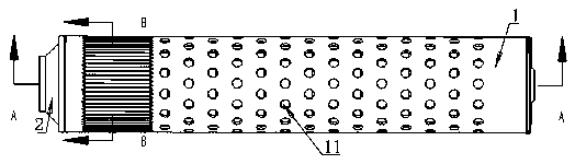 Specific pump body accelerated filtration unit