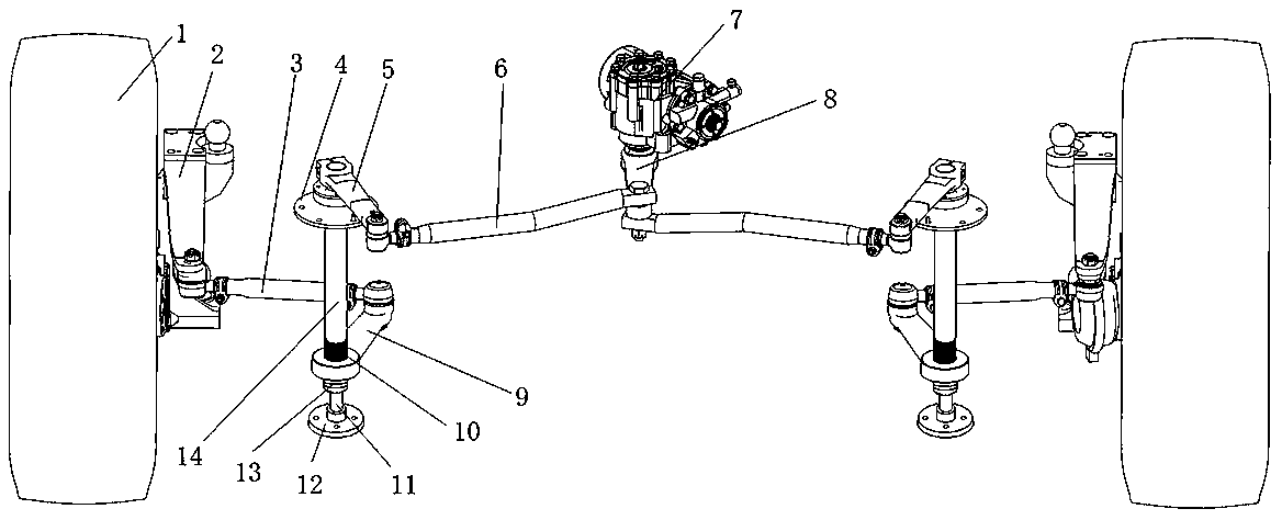 Vehicle and steering transmission system thereof