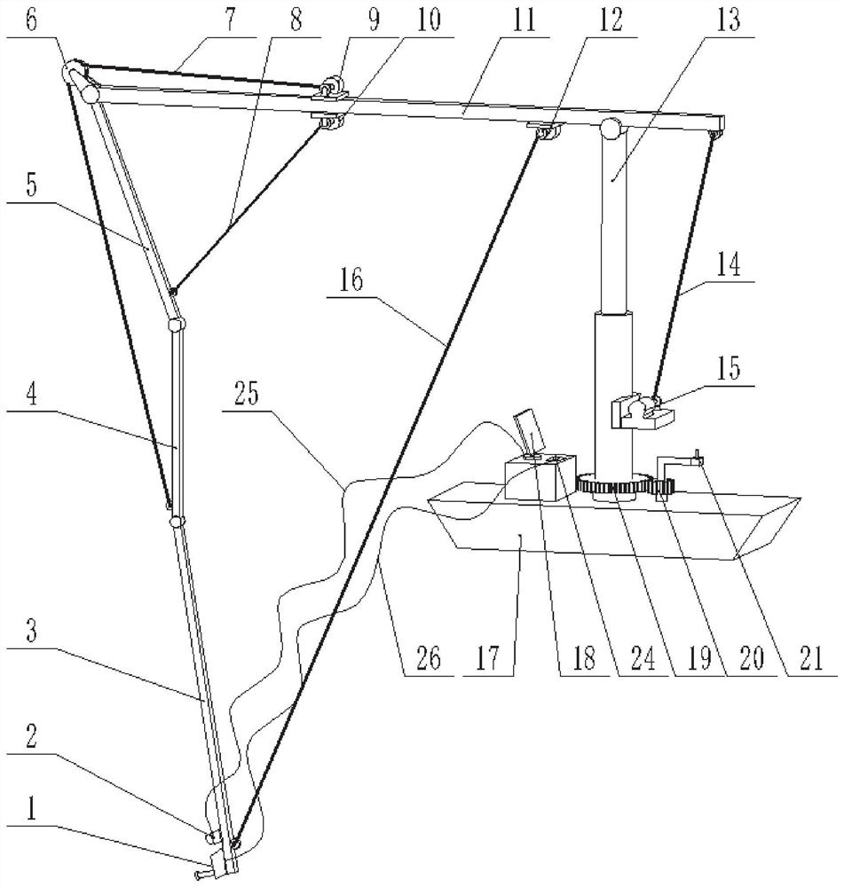 An auxiliary device for seabed fishing