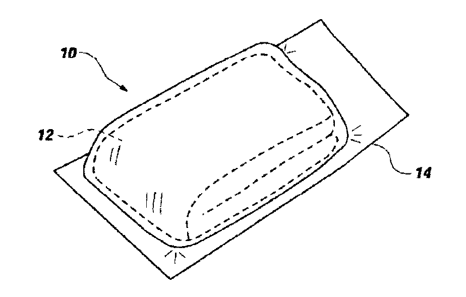 Pressing and vacuum-sealing diaper in vacuum chamber