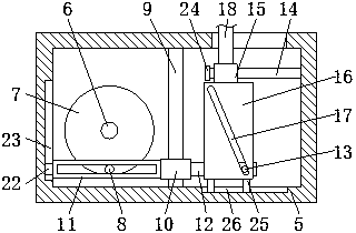 Fixing structure of ceramic grinding device