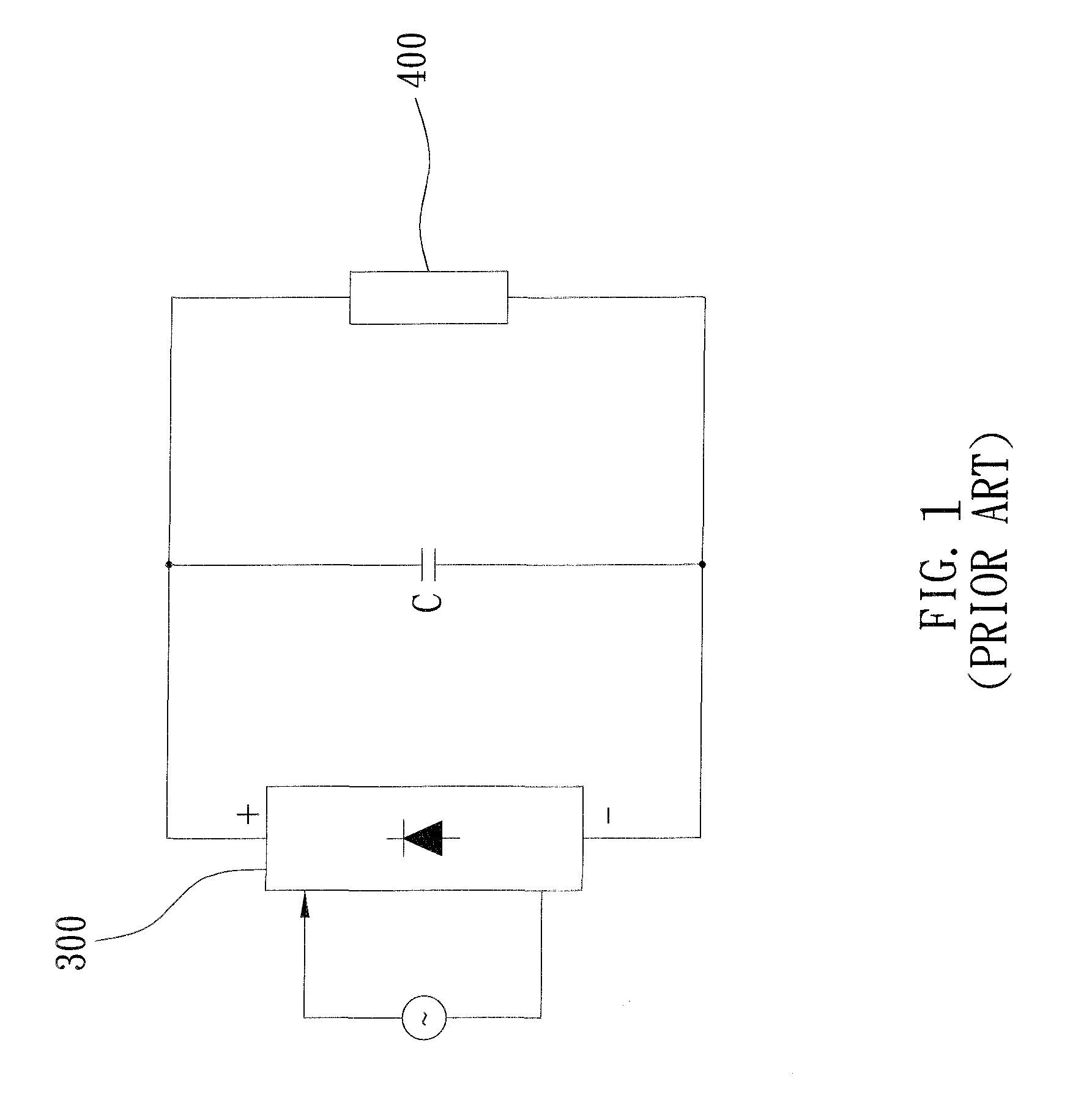 AC/DC converter and method of correcting power factor