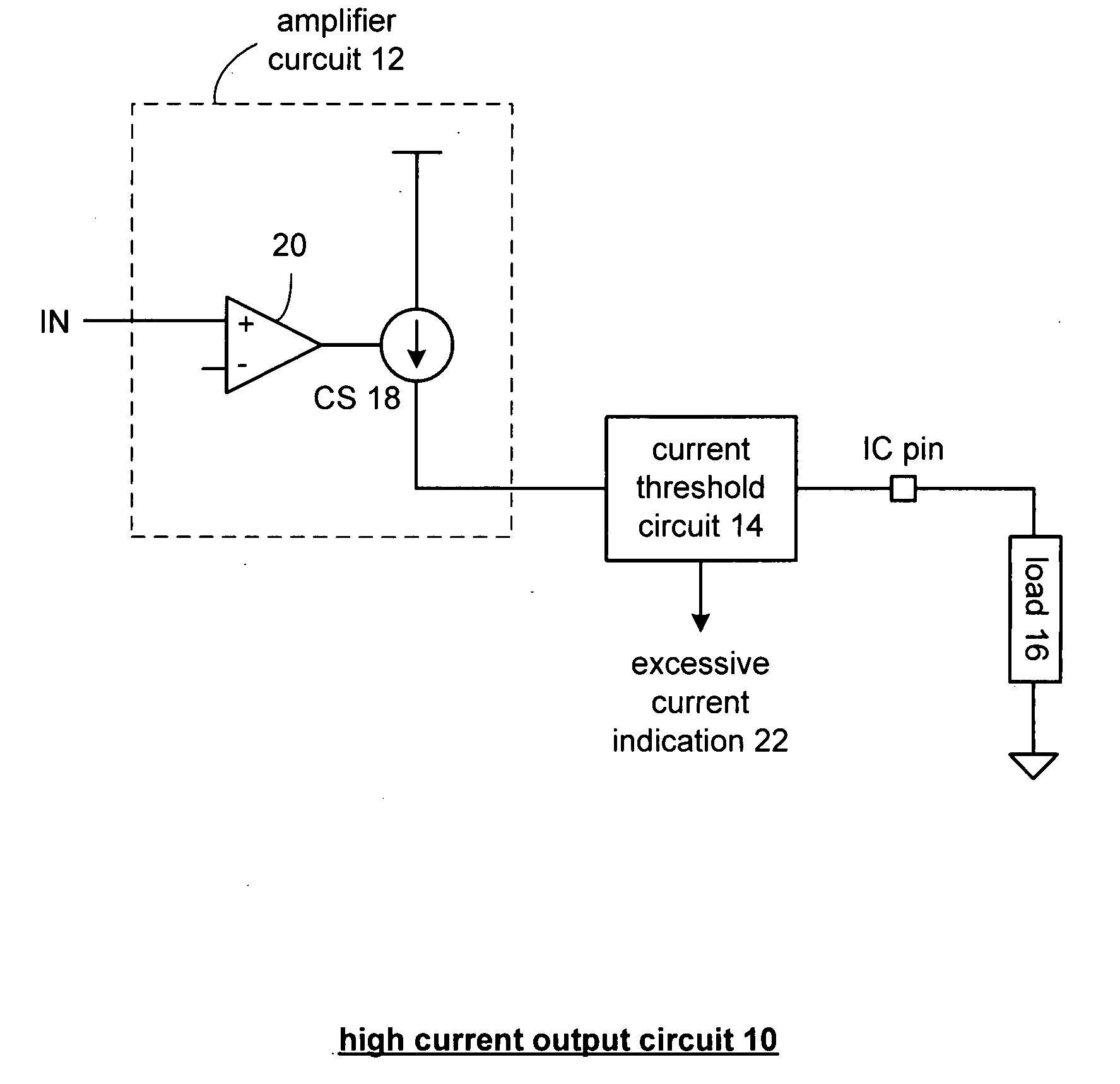 Current threshold circuit