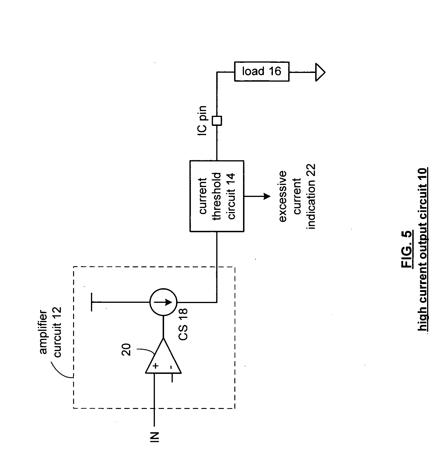 Current threshold circuit