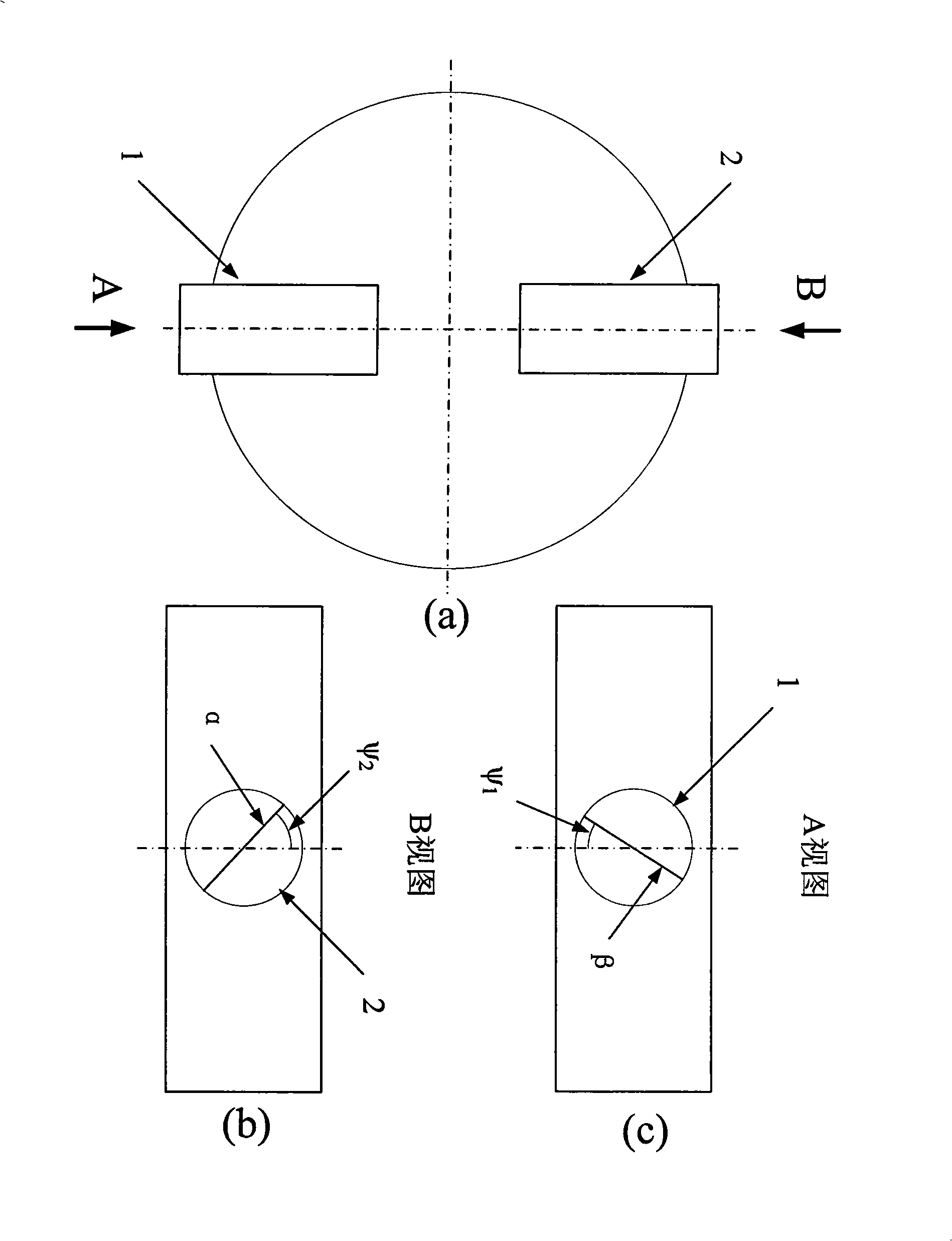 Space positioning method based on double-rotating laser plane transmitter network