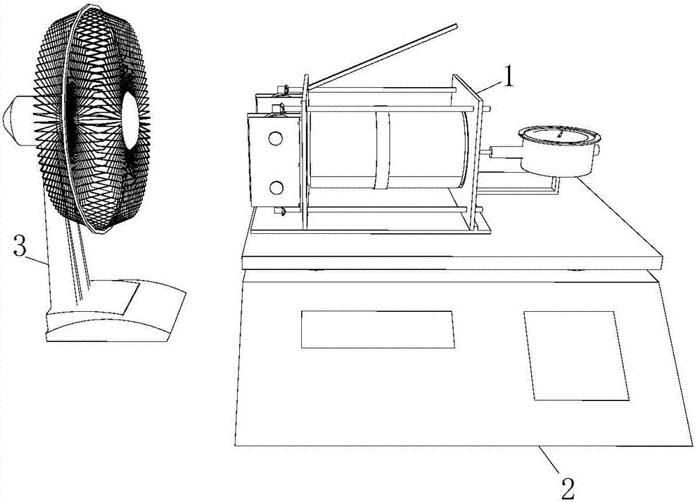 A rock-soil dry-wet cycle test device and its application method