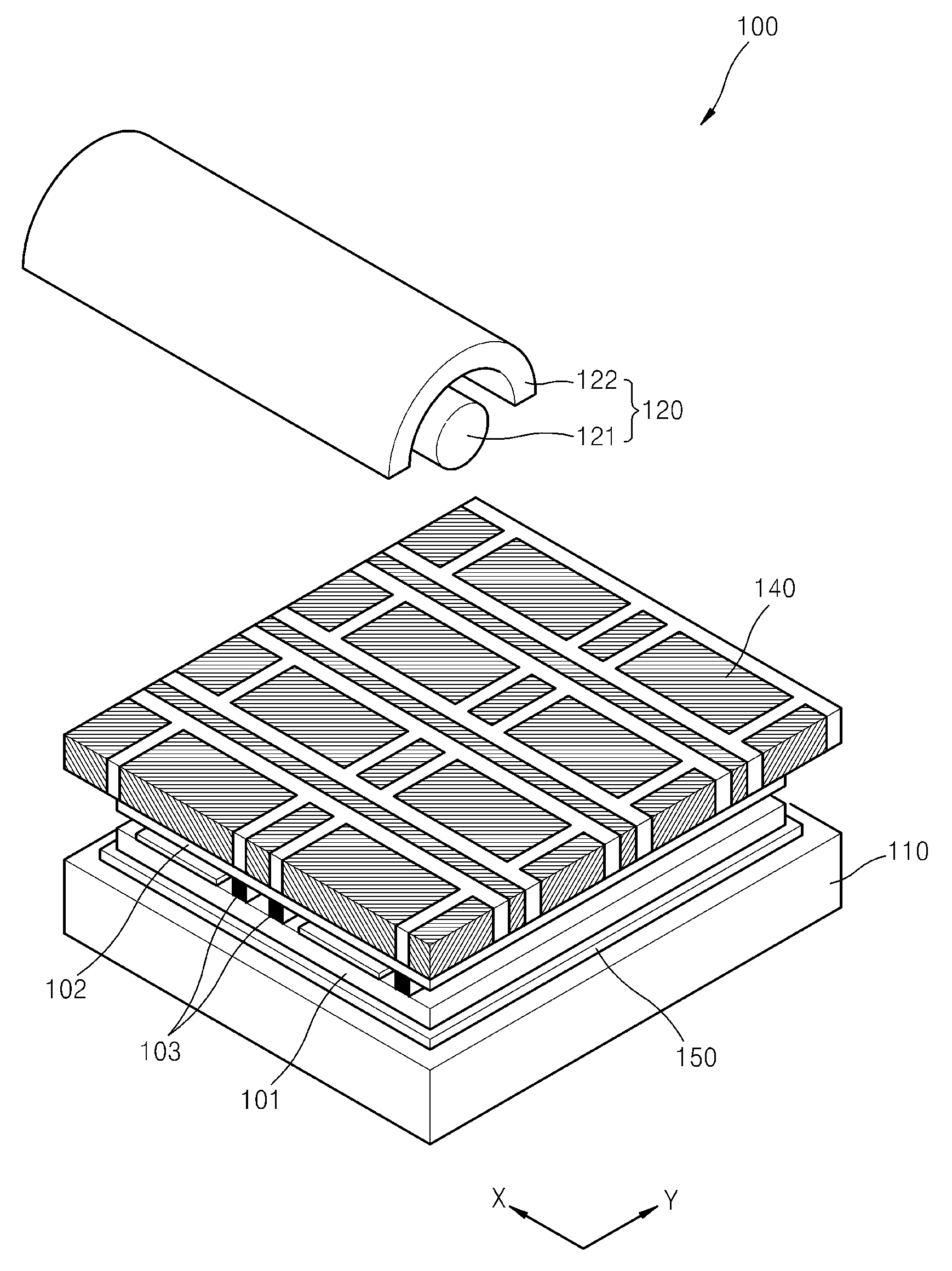 Sealing apparatus and method of manufacturing flat display device using the same