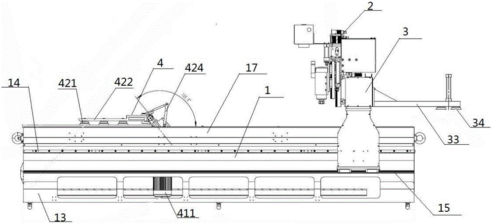 Plate type processing machine