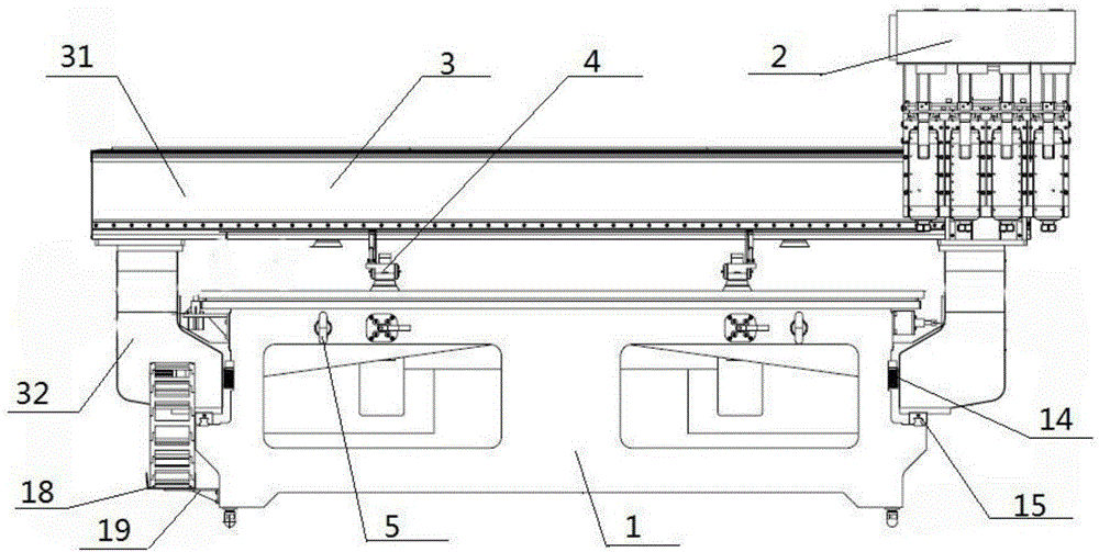 Plate type processing machine