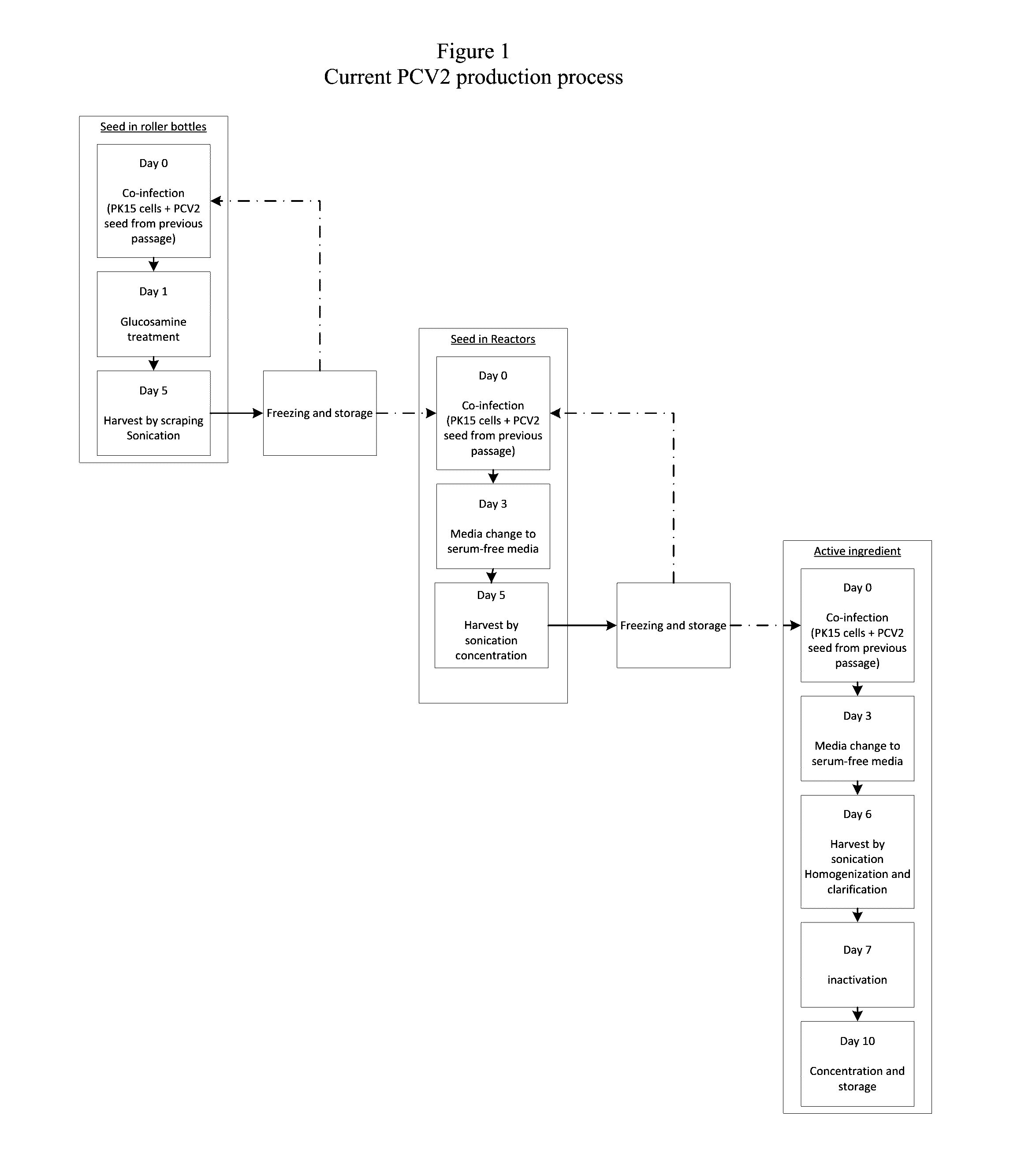 Method for porcine circovirus production and pcv2 vaccines