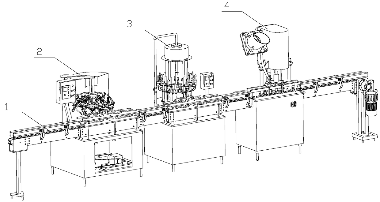 Bottle cleaning mechanism and beverage loading equipment