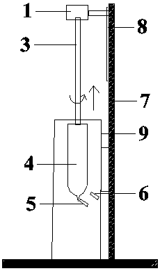Device and method for manufacturing large-size mandrel loose body