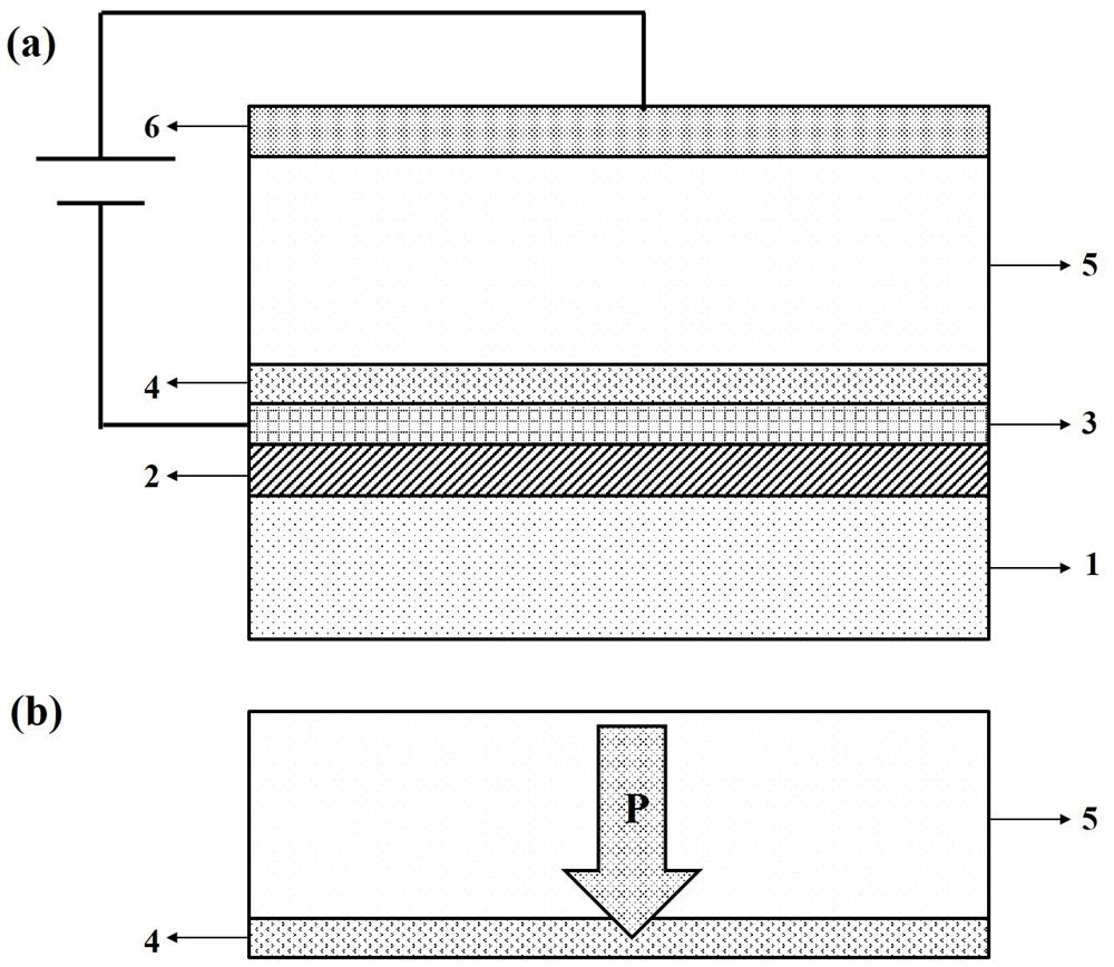 Multi-logic-state storage unit of multi-vortex ferroelectric domain and power regulation and control method