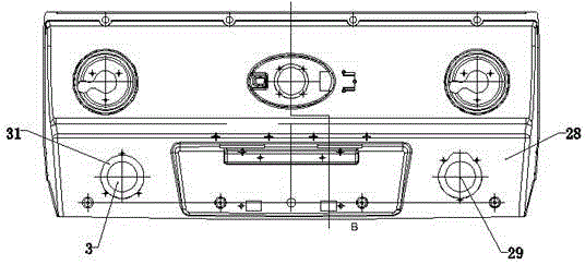 Electric vehicle charging socket cover mounting structure