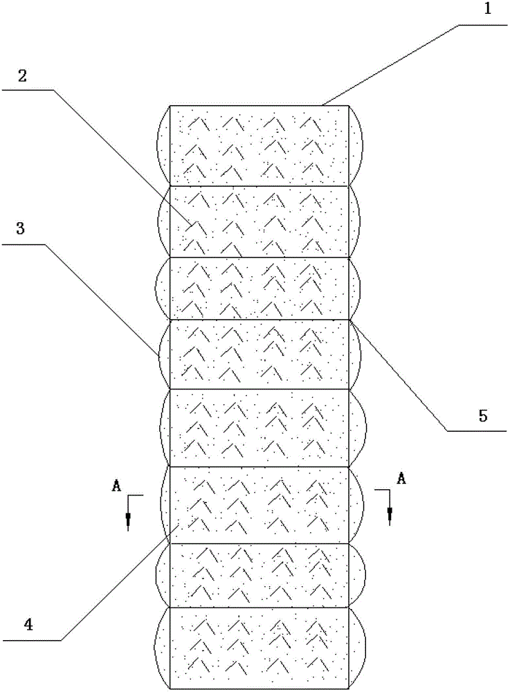 Temporary channel anti-skidding road surface for foundation pit excavation and construction method of temporary channel anti-skidding road surface