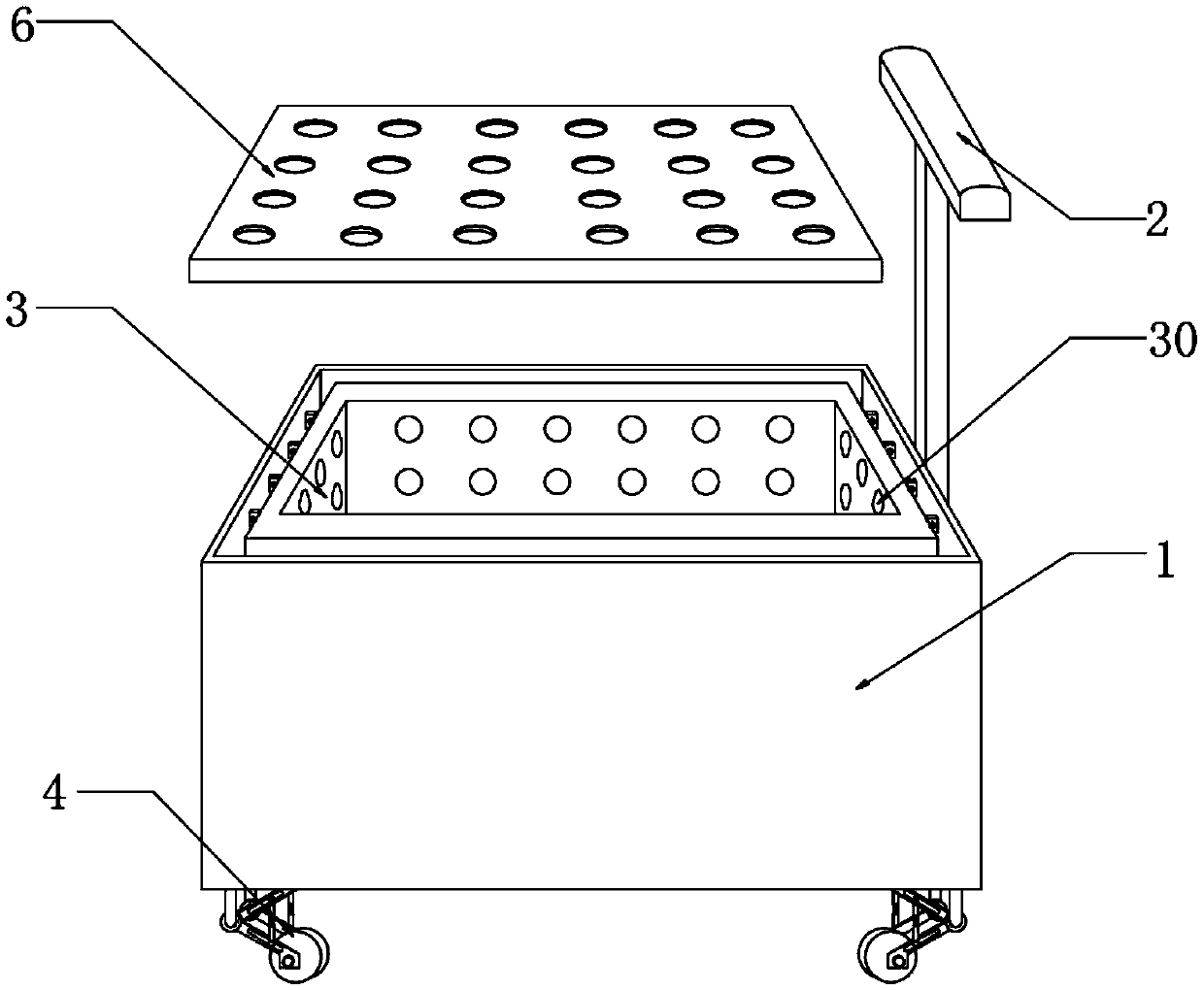 Storage box for warehousing and transportation of lithium batteries
