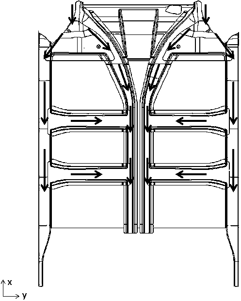 Multi-size multi-power platform vehicle body structure and platform vehicle with the same