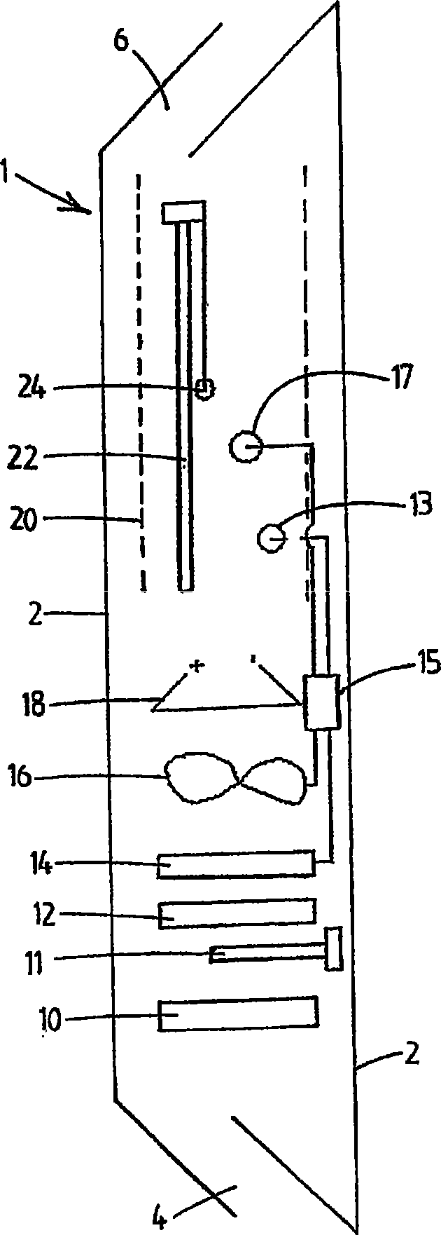 Air processing method and device therefor