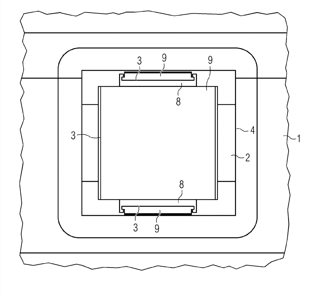 Sliding bearing and method to perform service at sliding bearing