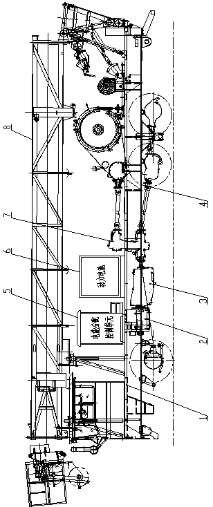 Power battery energy storage type electric workover rig