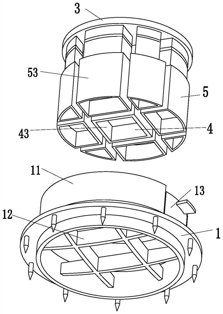 A device for backfilling and sealing layers after drilling for engineering investigation