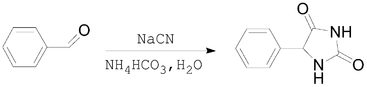 Novel method for L-phenylglycine precursor phenylhydantoin by MIC reactor