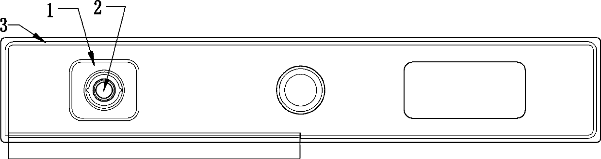 Power lithium ion battery cover plate single terminal post eduction negative end plate square structure