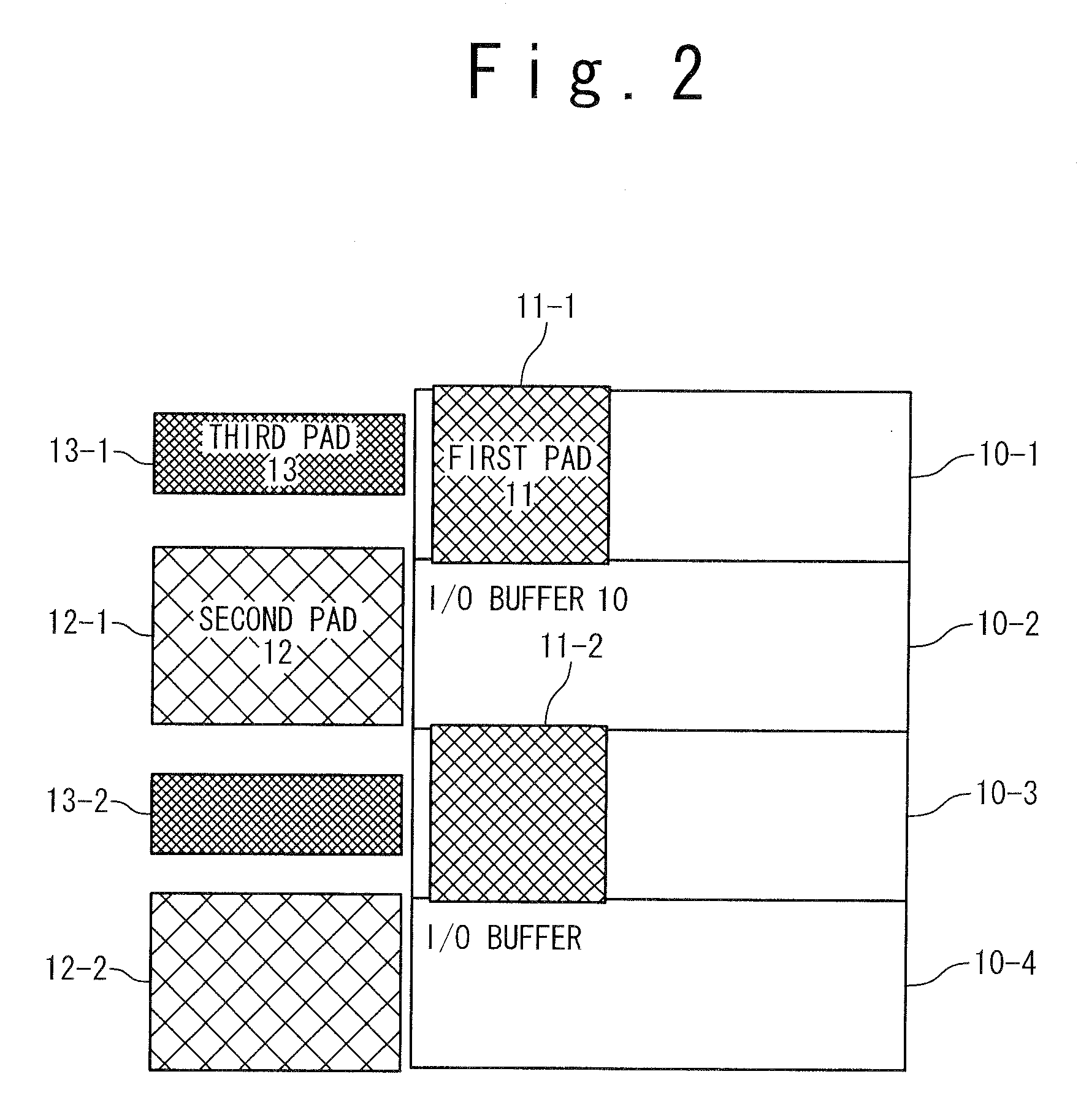 Semiconductor device having pads for bonding and probing
