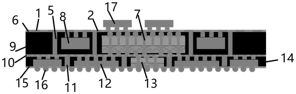 Multi-chip system of integrated antenna and manufacturing method thereof