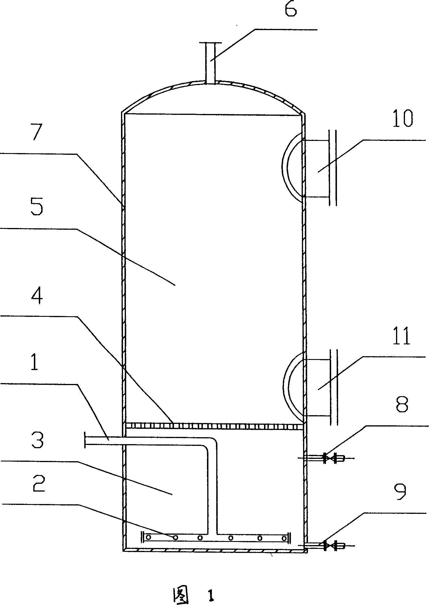 Solid liquid two-phase odour purifier