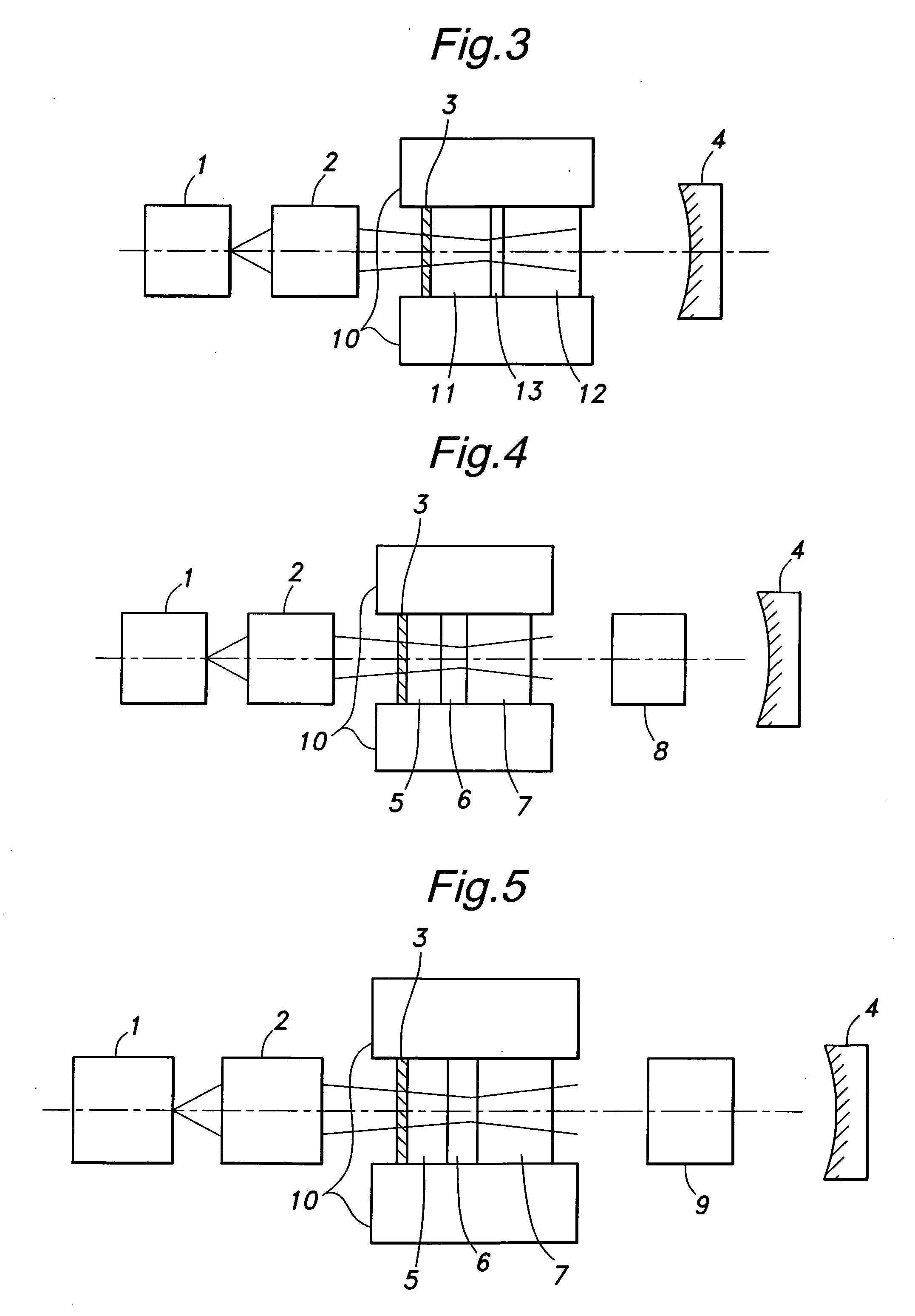 Solid state laser using a semiconductor pumping light source