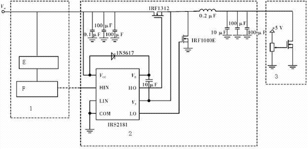 Novel step-down synchronous rectification switching power supply