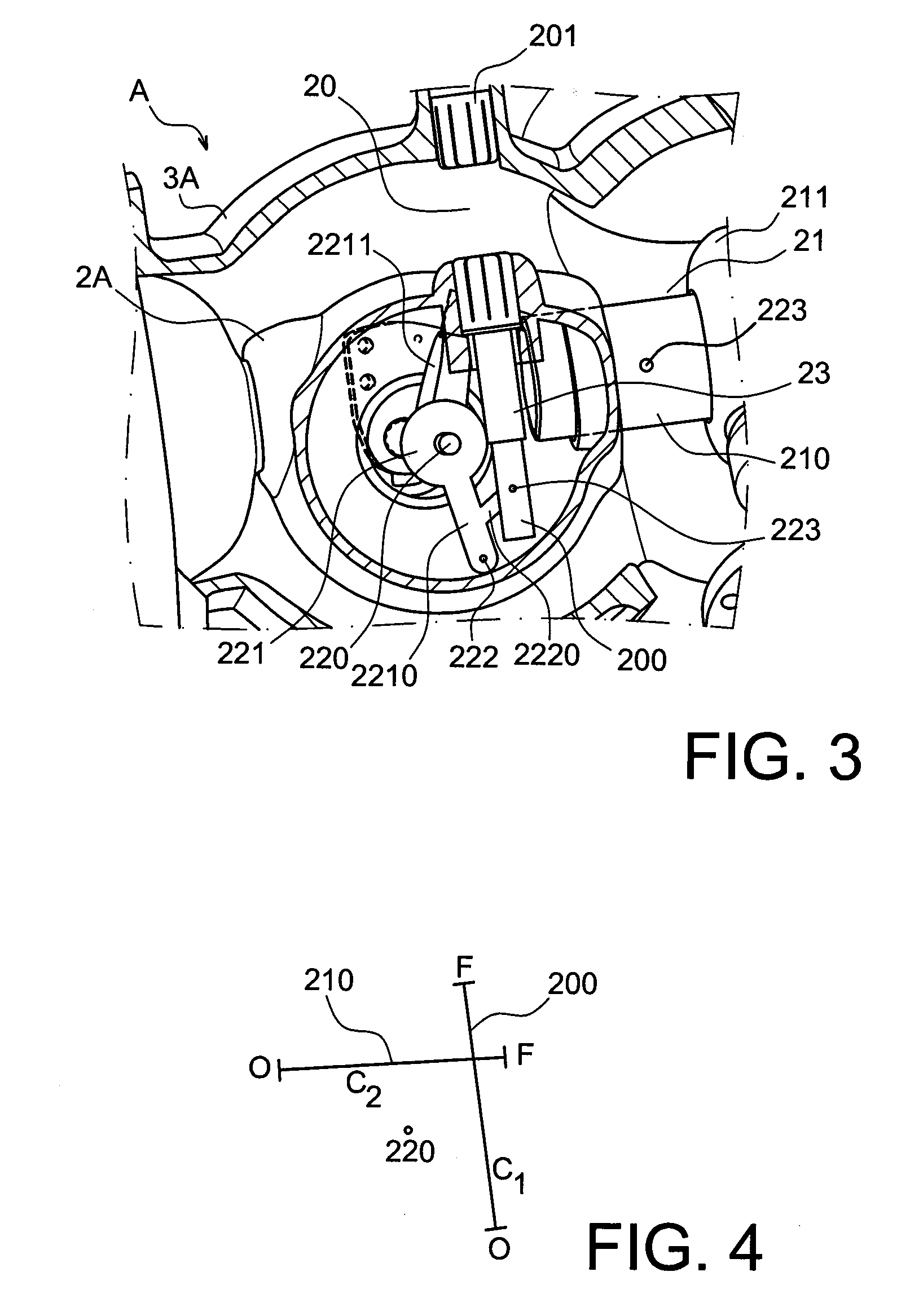 Electrical switch apparatus having two interrupters, such as a busbar disconnector and a grounding disconnector, and including common actuator means for the movable contacts of the interrupters