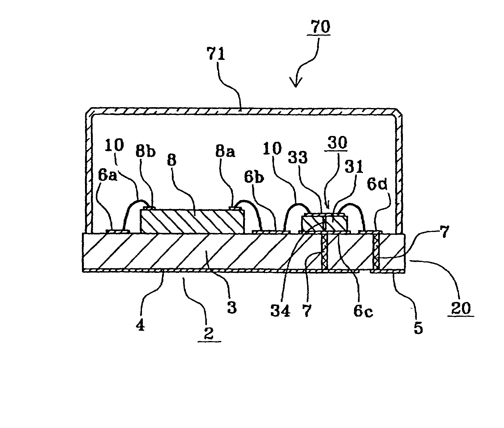 High-frequency circuit board unit, high frequency module using the same unit, electronic apparatus using the same module, and manufacturing method for the high-frequency circuit board unit