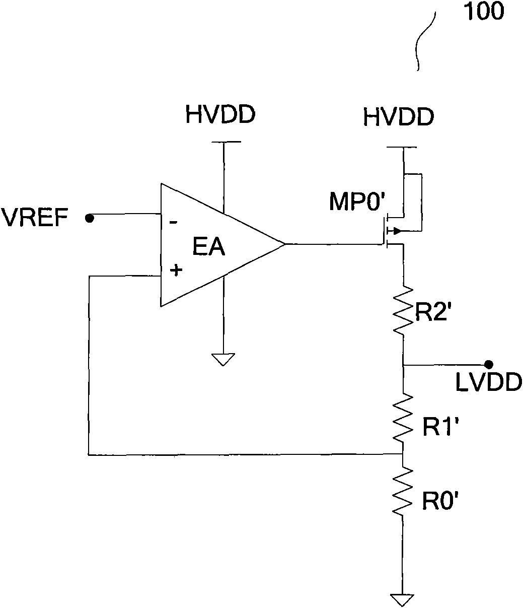 Low-voltage power-generating circuit and device thereof