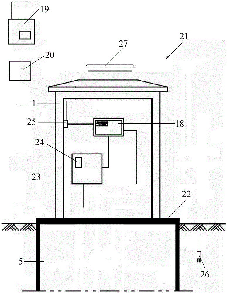 Farmland surface water management and control system and manufacturing method, and farmland surface water management and control drainage and irrigation method