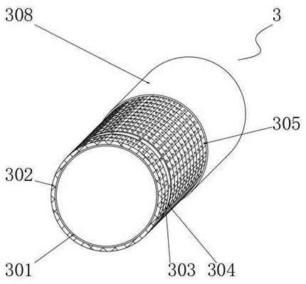 Self-bearing fire-resistant flame-retardant coaxial high-voltage cable and manufacturing method thereof