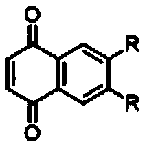 Hexaazabenzophenanthrene trianthraquinone derivative and synthesis method thereof