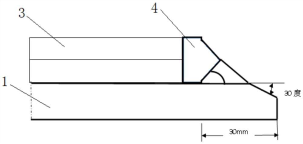 A symmetrical hot-rolled composite plate slab and its sealing welding method