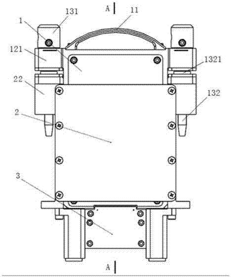 Image storage mechanism for rapid plugging and locking of aviation remote sensor