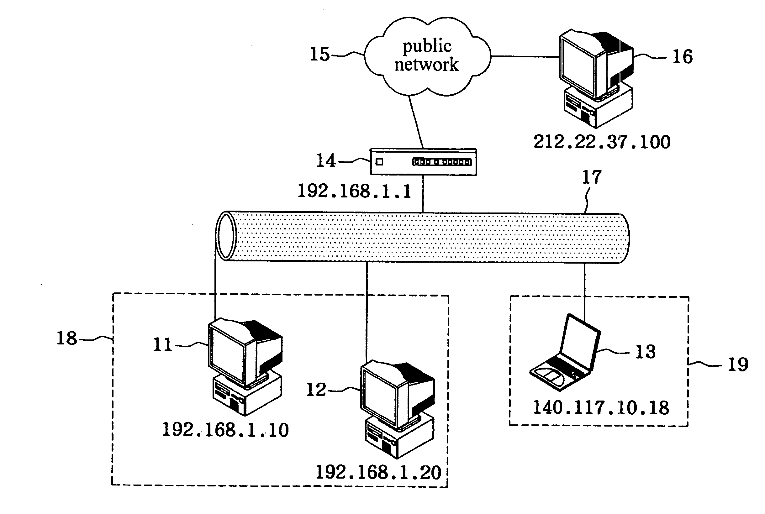 Virtual subnet controller and controlling method thereof