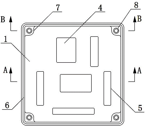 A modular power supply with good heat dissipation