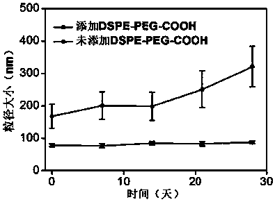 Blood stability nanoparticle-containing solution, preparation method and miRNA marker detection method thereof