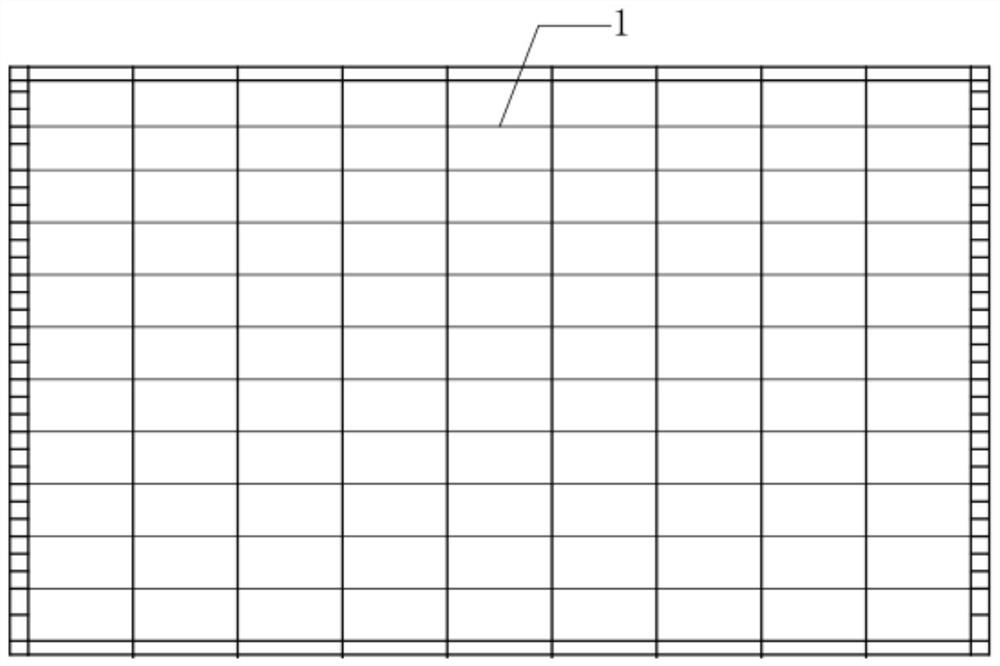 Segmented dismantling construction method of large-span beam string structure