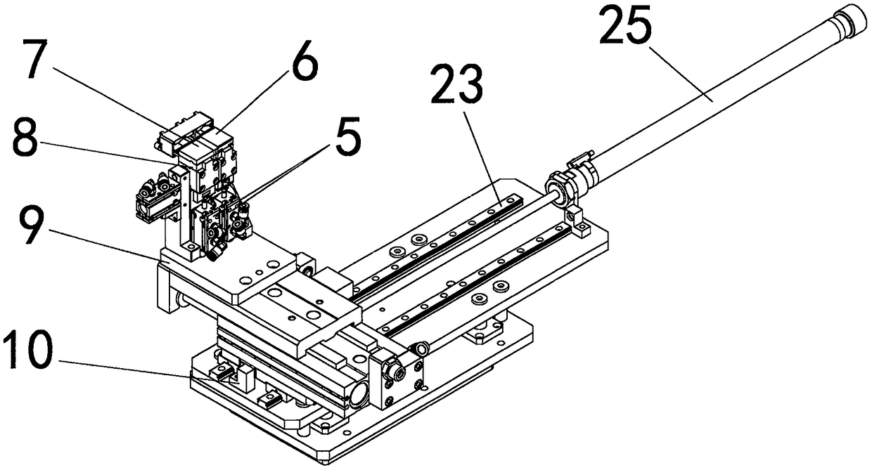 Pin plugging device for separating pins